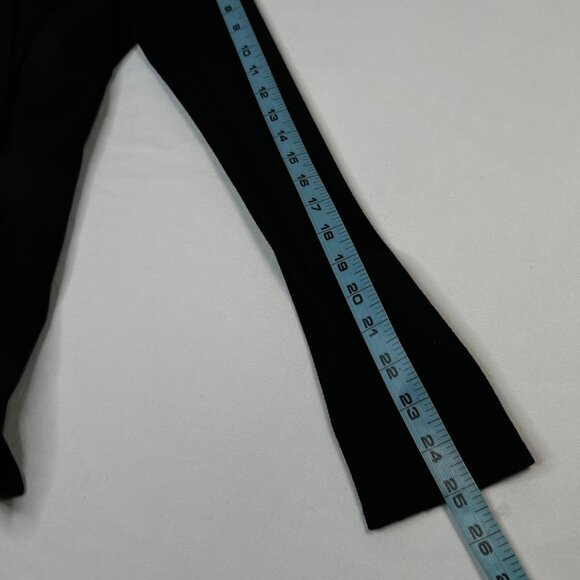 Helmut Lang Knit Pointed Hem Blazer Knit Jacket Viscose Stretch Black Medium - Picture 6 of 12